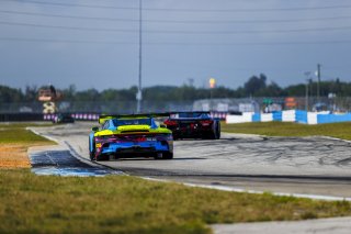 #242 Porsche 911 GT3-R (992) EVO of Therese Lahlouh and Thomas Merrill, Wright Motorsports, GT World Challenge America, Pro-Am, SRO America, Sebring International Raceway, Sebring, FL, May 7 - 10, 2026
 | Andrew Miterko Photography LLC &copy;2026
