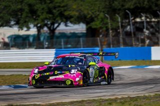 #13 Porsche 911 GT3-R (992) EVO of Todd Parriott and Riley Dickinson, Kellymoss, GT World Challenge America, Pro-Am, SRO America, Sebring International Raceway, Sebring, FL, May 7 - 10, 2026
 | Andrew Miterko Photography LLC &copy;2026
