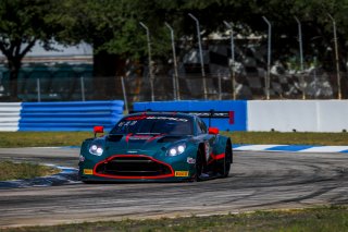 #71 Aston Martin Vantage AMR GT3 EVO of Robin Liddell and Frank Depew, Rebel Rock Racing, GT World Challenge America, Pro-Am, SRO America, Sebring International Raceway, Sebring, FL, May 7 - 10, 2026
 | Andrew Miterko Photography LLC &copy;2026