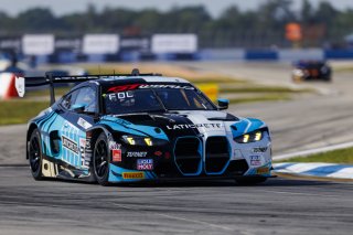 #29 BMW M4 GT3 EVO of Justin Rothberg and Robby Foley, Turner Motorsport, GT World Challenge America, Pro, SRO America, Sebring International Raceway, Sebring, FL, May 7 - 10, 2026
 | Fabian Lagunas | www.lagunasphotography.com | 2026