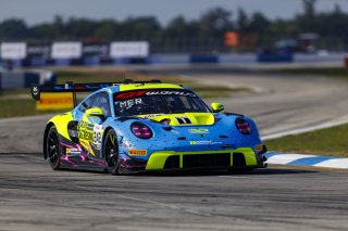 #242 Porsche 911 GT3-R (992) EVO of Therese Lahlouh and Thomas Merrill, Wright Motorsports, GT World Challenge America, Pro-Am, SRO America, Sebring International Raceway, Sebring, FL, May 7 - 10, 2026
 | Fabian Lagunas | www.lagunasphotography.com | 2026