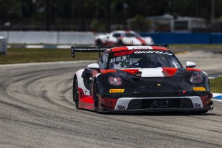 #28 Porsche 911 GT3-R (992) EVO of JP Martinez and Jan Heylen, RS1, GT World Challenge America, Pro-Am, SRO America, Sebring International Raceway, Sebring, FL, May 7 - 10, 2026
 | Fabian Lagunas | www.lagunasphotography.com | 2026