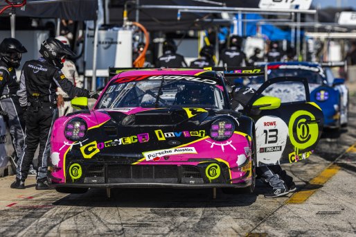 #13 Porsche 911 GT3-R (992) EVO of Todd Parriott and Riley Dickinson, Kellymoss, GT World Challenge America, Pro-Am, SRO America, Sebring International Raceway, Sebring, FL, May 7 - 10, 2026
 | Fabian Lagunas | www.lagunasphotography.com | 2026
