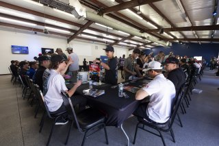Autograph Session, #29 BMW M4 GT3 EVO of Justin Rothberg and Robby Foley, Turner Motorsport, GT World Challenge America, Pro, SRO America, Sebring International Raceway, Sebring, FL, May 7 - 10, 2026, #69 McLaren 720S GT3 EVO of Todd Coleman and Aaron Tel | Fabian Lagunas | www.lagunasphotography.com | 2026