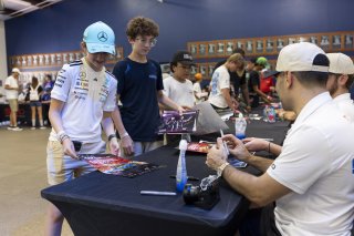 Autograph Session, #9 Mercedes-AMG GT3 EVO of Brayton Williams and Daniel Morad, TR3 Racing, GT World Challenge America, Pro-Am, SRO America, Sebring International Raceway, Sebring, FL, May 7 - 10, 2026
 | Fabian Lagunas | www.lagunasphotography.com | 2026