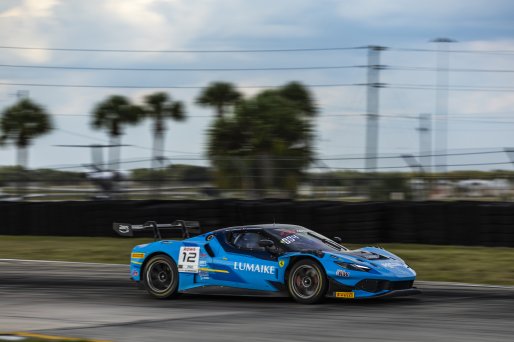#12 Ferrari 296 GT3 EVO of Matias Perez Companc and Frederik Schandorff, AF Corse USA, GT World Challenge America, Pro, SRO America, Sebring International Raceway, Sebring, FL, May 7 - 10, 2026
 | Fabian Lagunas | www.lagunasphotography.com | 2026