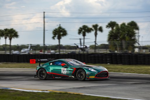 #71 Aston Martin Vantage AMR GT3 EVO of Robin Liddell and Frank Depew, Rebel Rock Racing, GT World Challenge America, Pro-Am, SRO America, Sebring International Raceway, Sebring, FL, May 7 - 10, 2026
 | Fabian Lagunas | www.lagunasphotography.com | 2026