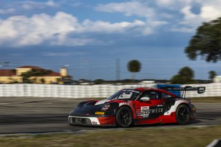#28 Porsche 911 GT3-R (992) EVO of JP Martinez and Jan Heylen, RS1, GT World Challenge America, Pro-Am, SRO America, Sebring International Raceway, Sebring, FL, May 7 - 10, 2026
 | Fabian Lagunas | www.lagunasphotography.com | 2026
