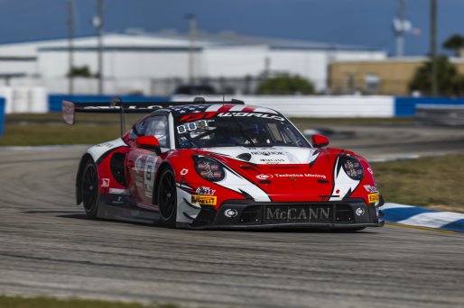 #8 Porsche 911 GT3-R (992) EVO of Michael McCann Jr. and Zachary Vanier, McCann Racing, GT World Challenge America, Pro, SRO America, Sebring International Raceway, Sebring, FL, May 7 - 10, 2026
 | Fabian Lagunas | www.lagunasphotography.com | 2026