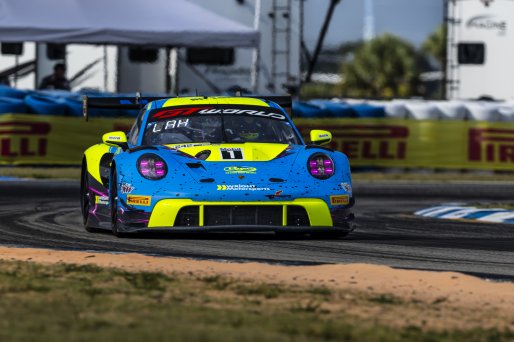 #242 Porsche 911 GT3-R (992) EVO of Therese Lahlouh and Thomas Merrill, Wright Motorsports, GT World Challenge America, Pro-Am, SRO America, Sebring International Raceway, Sebring, FL, May 7 - 10, 2026
 | Fabian Lagunas | www.lagunasphotography.com | 2026