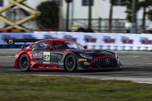 #27 Mercedes-AMG GT3 EVO of Jason Daskalos and Lorcan Hanafin, JMF Motorsports, GT World Challenge America, Pro-Am, SRO America, Sebring International Raceway, Sebring, FL, May 7 - 10, 2026
 | Fabian Lagunas | www.lagunasphotography.com | 2026