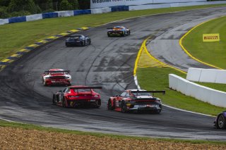 #27 Mercedes-AMG GT3 EVO of Jason Daskalos and Philip Ellis, JMF Motorsports, GT World Challenge America, Pro-Am, SRO America, Road Atlanta, Braselton, GA, June 12 - 14, 2026, #28 Porsche 911 GT3-R (992) EVO of JP Martinez and Jan Heylen, RS1
 | Fabian Lagunas | www.lagunasphotography.com | 2026