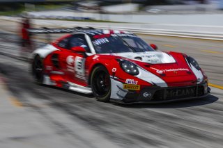 #8 Porsche 911 GT3-R (992) EVO of Michael McCann Jr. and Zachary Vanier, McCann Racing, GT World Challenge America, Pro, SRO America, Road Atlanta, Braselton, GA, June 12 - 14, 2026
 | Fabian Lagunas | www.lagunasphotography.com | 2026