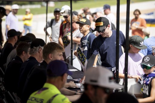 Autograph Session, #88 Porsche 911 GT3-R (992) EVO of John Gilliland and Loek Hartog, Kellymoss, GT World Challenge America, Pro-Am, SRO America, Road Atlanta, Braselton, GA, June 12 - 14, 2026
 | Andrew Miterko Photography LLC &copy;2026