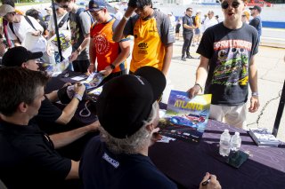 Autograph Session, #88 Porsche 911 GT3-R (992) EVO of John Gilliland and Loek Hartog, Kellymoss, GT World Challenge America, Pro-Am, SRO America, Road Atlanta, Braselton, GA, June 12 - 14, 2026
 | Andrew Miterko Photography LLC &copy;2026