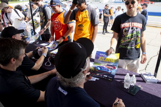 Autograph Session, #88 Porsche 911 GT3-R (992) EVO of John Gilliland and Loek Hartog, Kellymoss, GT World Challenge America, Pro-Am, SRO America, Road Atlanta, Braselton, GA, June 12 - 14, 2026
 | Andrew Miterko Photography LLC &copy;2026