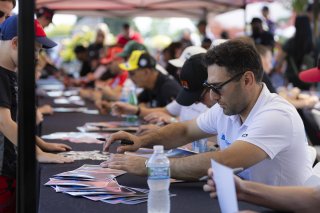 Autograph Session, #9 Mercedes-AMG GT3 EVO of Brayton Williams and Daniel Morad, TR3 Racing, GT World Challenge America, Pro-Am, SRO America, Road America, Elkhart Lake, WI, Aug 27 - 30, 2026
 | Fabian Lagunas | www.lagunasphotography.com | 2026