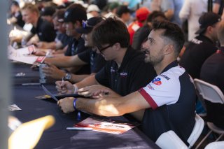Autograph Session, #8 Porsche 911 GT3-R (992) EVO of Michael McCann Jr. and Zachary Vanier, McCann Racing, GT World Challenge America, Pro, SRO America, Road America, Elkhart Lake, WI, Aug 27 - 30, 2026
 | Fabian Lagunas | www.lagunasphotography.com | 2026