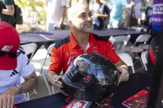 Autograph Session, #27 Mercedes-AMG GT3 EVO of Jason Daskalos and Philip Ellis, JMF Motorsports, GT World Challenge America, Pro-Am, SRO America, Road America, Elkhart Lake, WI, Aug 27 - 30, 2026
 | Fabian Lagunas | www.lagunasphotography.com | 2026