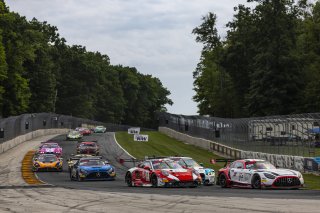 #8 Porsche 911 GT3-R (992) EVO of Michael McCann Jr. and Zachary Vanier, McCann Racing, GT World Challenge America, Pro, SRO America, Road America, Elkhart Lake, WI, Aug 27 - 30, 2026, #9 Mercedes-AMG GT3 EVO of Brayton Williams and Daniel Morad, TR3 Raci | Fabian Lagunas | www.lagunasphotography.com | 2026