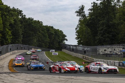 #8 Porsche 911 GT3-R (992) EVO of Michael McCann Jr. and Zachary Vanier, McCann Racing, GT World Challenge America, Pro, SRO America, Road America, Elkhart Lake, WI, Aug 27 - 30, 2026, #9 Mercedes-AMG GT3 EVO of Brayton Williams and Daniel Morad, TR3 Raci | Fabian Lagunas | www.lagunasphotography.com | 2026