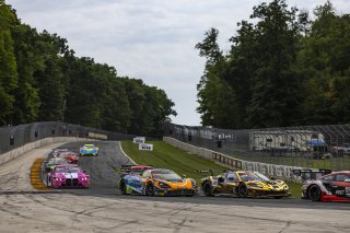 #69 McLaren 720S GT3 EVO of Todd Coleman and Aaron Telitz, Archangel Motorsports, GT World Challenge America, Pro-Am, SRO America, Road America, Elkhart Lake, WI, Aug 27 - 30, 2026, #18 Ferrari 296 GT3 of Sebastian Mascaro and Riccardo Agostini, Triarsi C | Fabian Lagunas | www.lagunasphotography.com | 2026