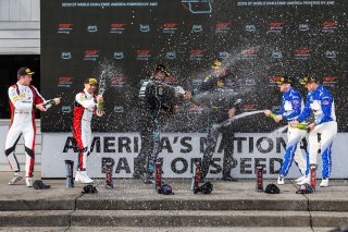 #29 BMW M4 GT3 EVO of Justin Rothberg and Robby Foley, Turner Motorsport, GT World Challenge America, Pro, SRO America, Road America, Elkhart Lake, WI, Aug 27 - 30, 2026, #34 Mercedes-AMG GT3 EVO of Michai Stephens and Mikael Grenier, JMF Motorsports, #6  | Fabian Lagunas | www.lagunasphotography.com | 2026