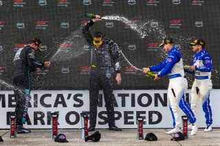 #29 BMW M4 GT3 EVO of Justin Rothberg and Robby Foley, Turner Motorsport, GT World Challenge America, Pro, SRO America, Road America, Elkhart Lake, WI, Aug 27 - 30, 2026, #34 Mercedes-AMG GT3 EVO of Michai Stephens and Mikael Grenier, JMF Motorsports, #6  | Fabian Lagunas | www.lagunasphotography.com | 2026