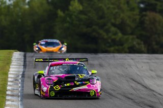 #13 Porsche 911 GT3-R (992) EVO of Todd Parriott and Riley Dickinson, Kellymoss, GT World Challenge America, Pro-Am, SRO America, Barber Motorsport Park, Leeds, AL, Sept 24 - 27, 2026
 | Fabian Lagunas | www.lagunasphotography.com | 2026