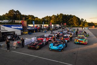 Paddock, #27 Mercedes-AMG GT3 EVO of Jason Daskalos and Philip Ellis, JMF Motorsports, GT World Challenge America, Pro-Am, SRO America, Barber Motorsport Park, Leeds, AL, Sept 24 - 27, 2026
 | Fabian Lagunas | www.lagunasphotography.com | 2026