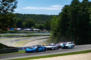 Race Start, #12 Ferrari 296 GT3 EVO of Matias Perez Companc and Frederik Schandorff, AF Corse USA, GT World Challenge America, Pro, SRO America, Barber Motorsport Park, Leeds, AL, Sept 24 - 27, 2026
 | Fred Hardy | Echo & Origin | www.echoandorigin.studio &copy;2026