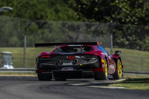 #04 Ferrari 296 GT3 of Tony Davis and Scott Andrews, HP-TECH Motorsport, GT World Challenge America, Pro-Am, SRO America, Barber Motorsport Park, Leeds, AL, Sept 24 - 27, 2026
 | Fabian Lagunas | www.lagunasphotography.com | 2026