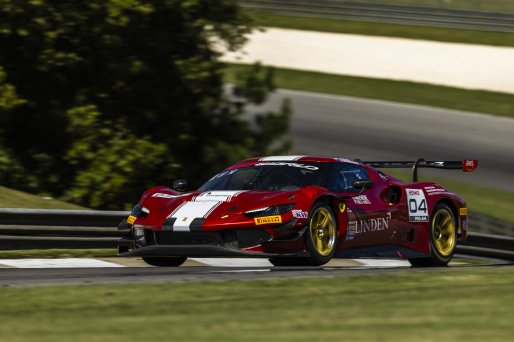 #04 Ferrari 296 GT3 of Tony Davis and Scott Andrews, HP-TECH Motorsport, GT World Challenge America, Pro-Am, SRO America, Barber Motorsport Park, Leeds, AL, Sept 24 - 27, 2026
 | Fabian Lagunas | www.lagunasphotography.com | 2026