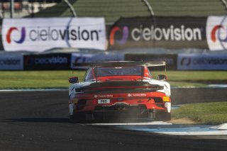 #8 Porsche 911 GT3-R (992) EVO of Michael McCann Jr., Zachary Vanier, and Alessio Picariello, McCann Racing, Indianapolis 8 Hour / GT World Challenge America, IGTC Pro, SRO America, Indianapolis 8 Hour, Indianapolis Motor Speedway, Speedway, IN, Oct 7 - 1 | Fabian Lagunas | www.lagunasphotography.com | 2026
