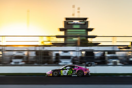#13 Porsche 911 GT3-R (992) EVO of Todd Parriott, Riley Dickinson, and Kay Van Berlo, Kellymoss, Indianapolis 8 Hour / GT World Challenge America, IGTC Pro-Am, SRO America, Indianapolis 8 Hour, Indianapolis Motor Speedway, Speedway, IN, Oct 7 - 11, 2026
 | Fabian Lagunas