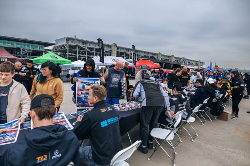 Autograph Session, #9 Mercedes-AMG GT3 EVO of Brayton Williams, Indy Dontje, and Daniel Morad, TR3 Racing, Indianapolis 8 Hour / GT World Challenge America, IGTC Pro-Am, SRO America, Indianapolis 8 Hour, Indianapolis Motor Speedway, Speedway, IN, Oct 7 -  | SRO Motorsports Group