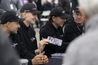 Autograph Session, #88 Porsche 911 GT3-R (992) EVO of John Gilliland, Aaron Jeansonne, and Loek Hartog, Kellymoss, Indianapolis 8 Hour / GT World Challenge America, IGTC Pro-Am, SRO America, Indianapolis 8 Hour, Indianapolis Motor Speedway, Speedway, IN,  | Fabian Lagunas | www.lagunasphotography.com | 2026