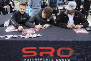 Autograph Session, #8 Porsche 911 GT3-R (992) EVO of Michael McCann Jr., Zachary Vanier, and Alessio Picariello, McCann Racing, Indianapolis 8 Hour / GT World Challenge America, IGTC Pro, SRO America, Indianapolis 8 Hour, Indianapolis Motor Speedway, Spee | Fabian Lagunas | www.lagunasphotography.com | 2026