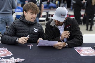 Autograph Session, #8 Porsche 911 GT3-R (992) EVO of Michael McCann Jr., Zachary Vanier, and Alessio Picariello, McCann Racing, Indianapolis 8 Hour / GT World Challenge America, IGTC Pro, SRO America, Indianapolis 8 Hour, Indianapolis Motor Speedway, Spee | Fabian Lagunas | www.lagunasphotography.com | 2026