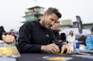 Autograph Session, #120 Porsche 911 GT3 R (992) EVO of Thomas Merrill, Morris Schuring and Kevin Estre, Wright Motorsports, Indianapolis 8 Hour / GT World Challenge America, IGTC Pro, Indianapolis Motor Speedway, Speedway, IN, Oct 7 - 11, 2026
 | Fabian Lagunas | www.lagunasphotography.com | 2026