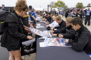 Autograph Session, #12 Ferrari 296 GT3 EVO of Matias Perez Companc, Frederik Schandorff, and Nicklas Nielsen, AF Corse USA, Indianapolis 8 Hour / GT World Challenge America, IGTC Pro, SRO America, Indianapolis 8 Hour, Indianapolis Motor Speedway, Speedway | Fabian Lagunas | www.lagunasphotography.com | 2026