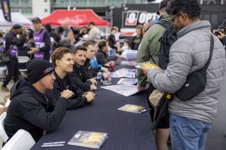 Autograph Session, #120 Porsche 911 GT3 R (992) EVO of Thomas Merrill, Morris Schuring and Kevin Estre, Wright Motorsports, Indianapolis 8 Hour / GT World Challenge America, IGTC Pro, Indianapolis Motor Speedway, Speedway, IN, Oct 7 - 11, 2026
 | Fabian Lagunas | www.lagunasphotography.com | 2026