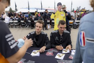 Autograph Session, #80 Mercedes-AMG GT3 EVO of Lin Hodenius, Luca Stolz, and Alex Palou, Mercedes-AMG Team Lone Star Racing, Indianapolis 8 Hour / GT World Challenge America, IGTC Pro, SRO America, Indianapolis 8 Hour, Indianapolis Motor Speedway, Speedwa | Fabian Lagunas | www.lagunasphotography.com | 2026