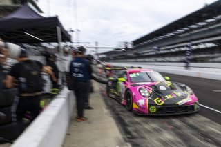 #13 Porsche 911 GT3-R (992) EVO of Todd Parriott, Riley Dickinson, and Kay Van Berlo, Kellymoss, Indianapolis 8 Hour / GT World Challenge America, IGTC Pro-Am, SRO America, Indianapolis 8 Hour, Indianapolis Motor Speedway, Speedway, IN, Oct 7 - 11, 2026
 | Fabian Lagunas | www.lagunasphotography.com | 2026