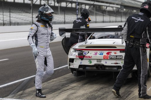 #88 Porsche 911 GT3-R (992) EVO of John Gilliland, Aaron Jeansonne, and Loek Hartog, Kellymoss, Indianapolis 8 Hour / GT World Challenge America, IGTC Pro-Am, SRO America, Indianapolis 8 Hour, Indianapolis Motor Speedway, Speedway, IN, Oct 7 - 11, 2026
 | Fabian Lagunas | www.lagunasphotography.com | 2026