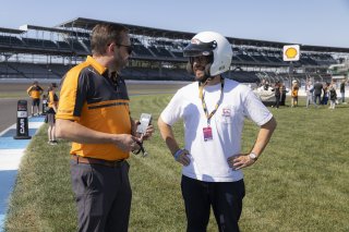 Hot laps, Indianapolis 8 Hour / GT World Challenge America, IGTC Pro, SRO America, Indianapolis 8 Hour, Indianapolis Motor Speedway, Speedway, IN, Oct 7 - 11, 2026, Fan interaction
 | Fabian Lagunas | www.lagunasphotography.com | 2026