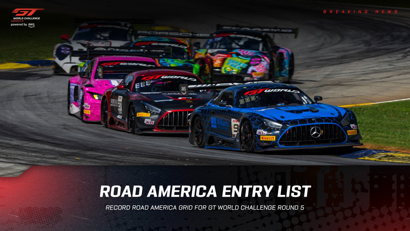 New and Returning Entries Bolster GT World Challenge America Grid at Road America