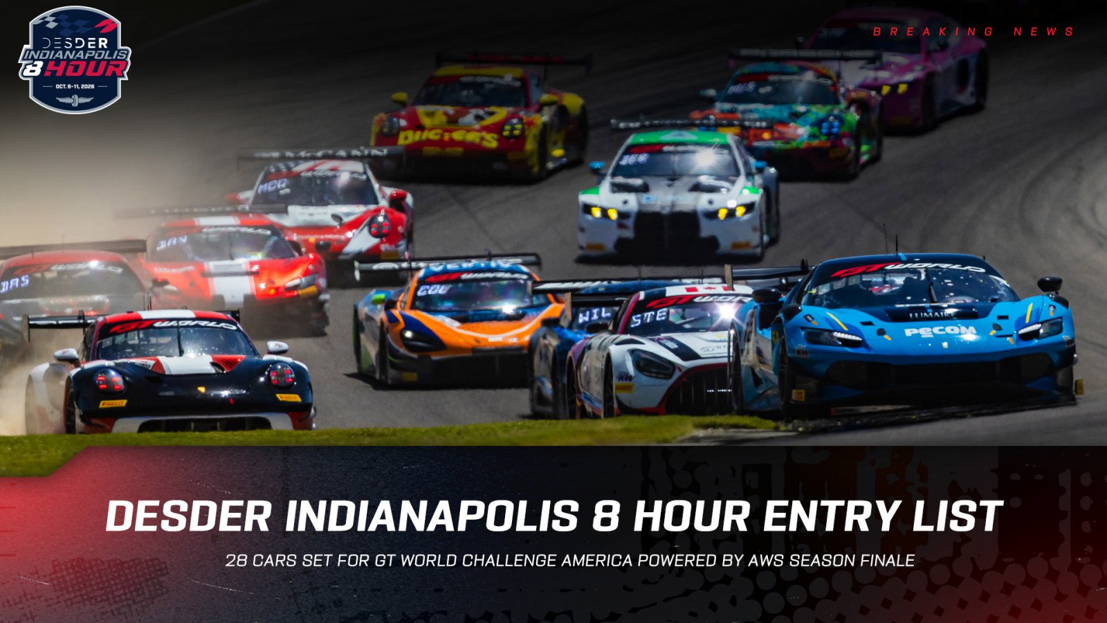 Star-Studded Driver Lineups Set for Final DESDER Indianapolis 8 Hour at IMS