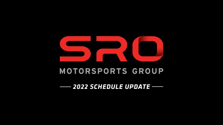 SRO America Schedule Update 