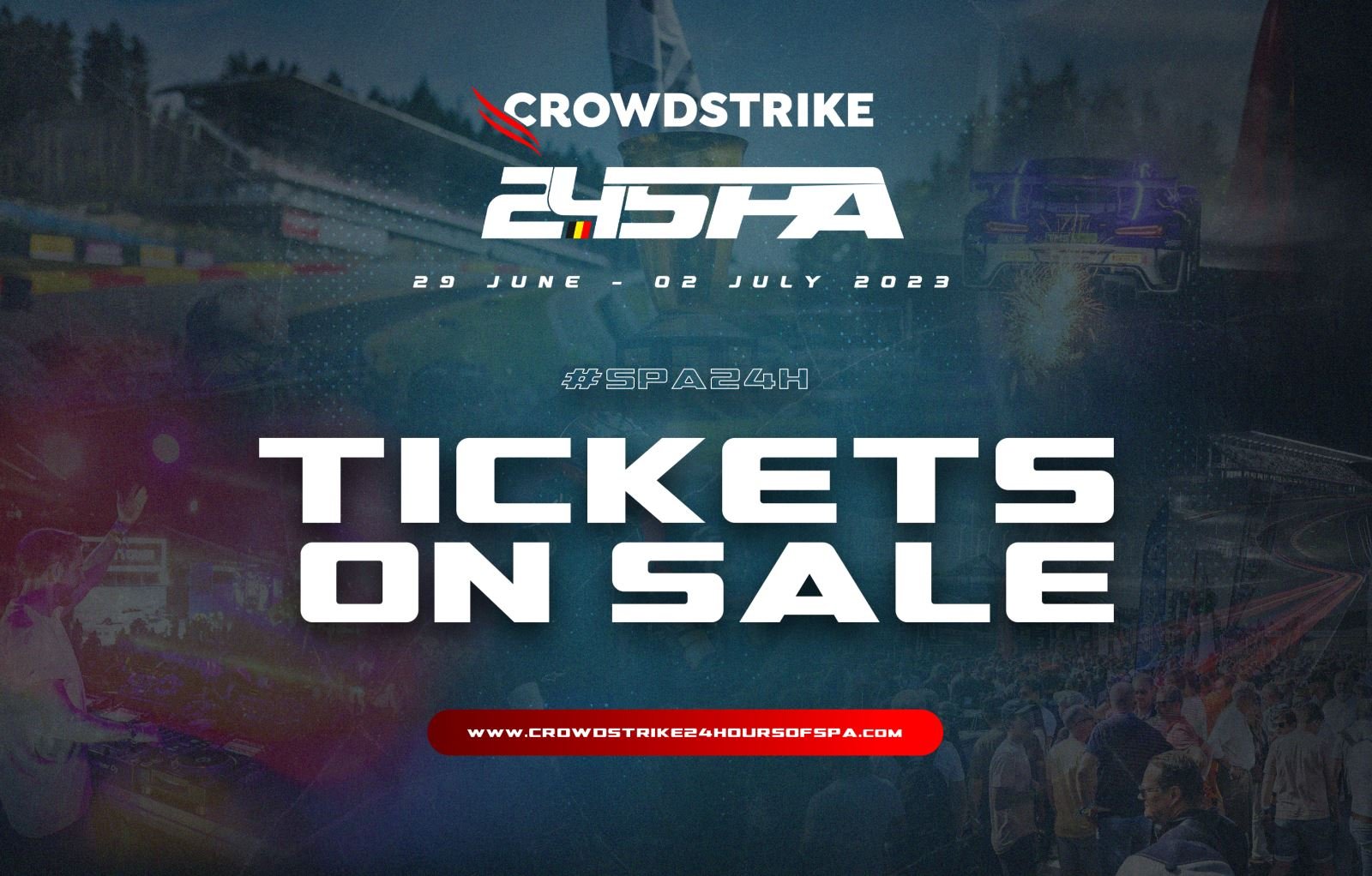Tickets now on sale for 2023 CrowdStrike 24 Hours of Spa